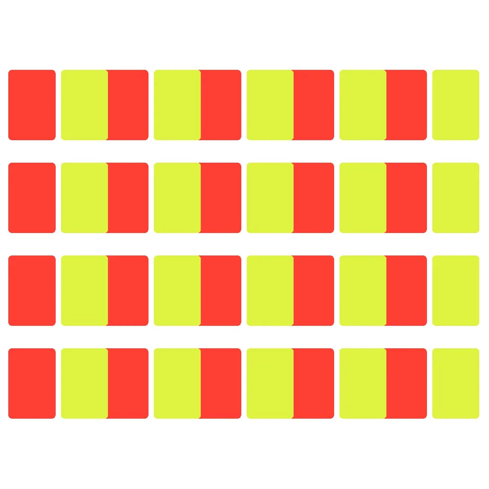 Referee Red Yellow Card