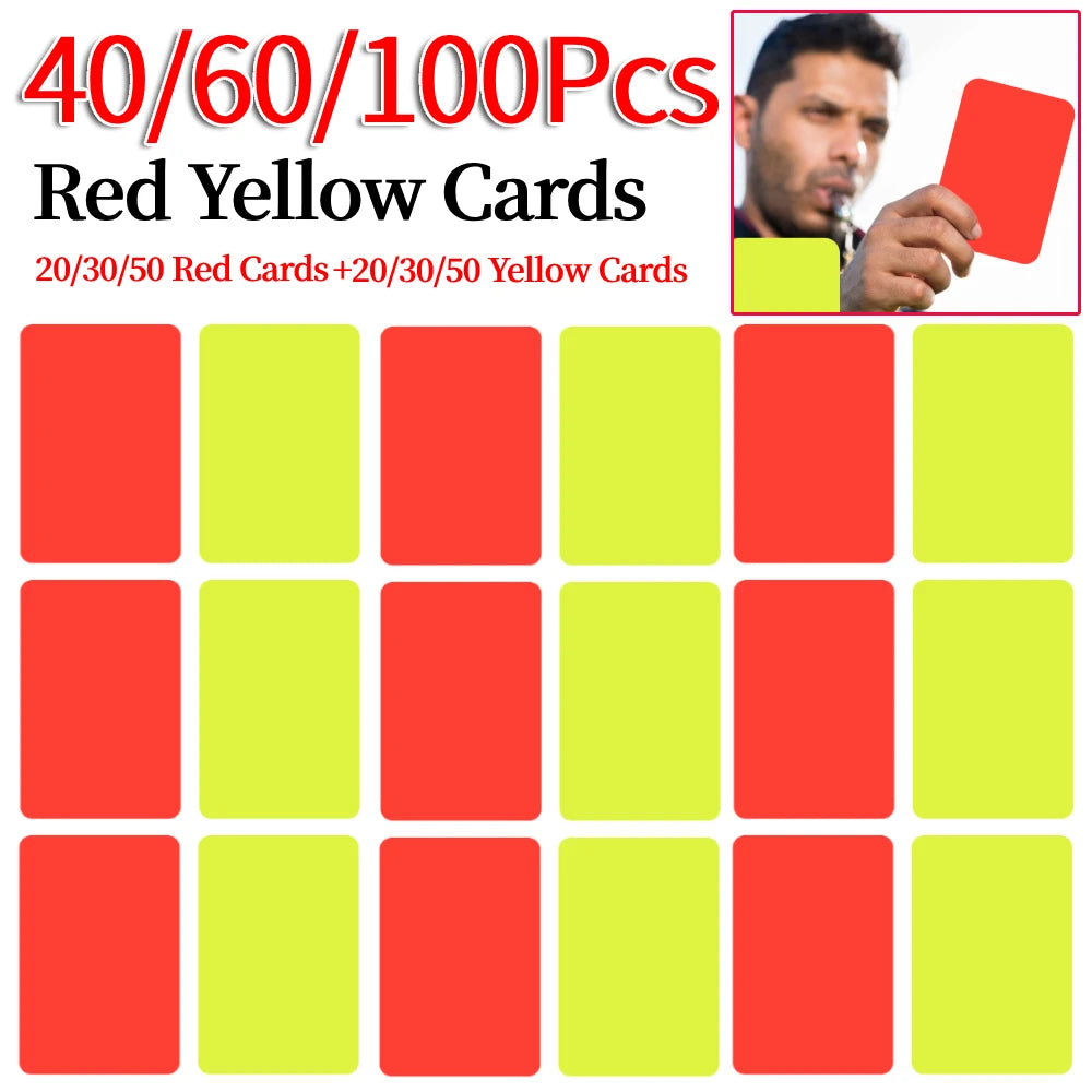 Referee Red Yellow Card