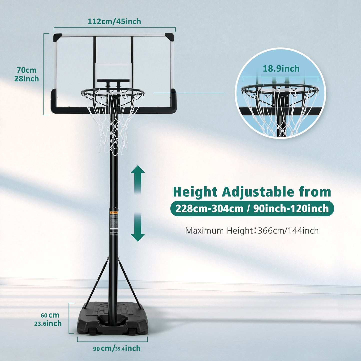 Portable Basketball Hoop